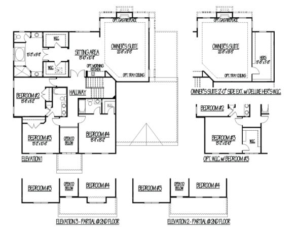 Fairfield Floor Plan 2nd Floor Envision Builders